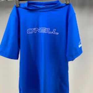 'Neill Kid's Basic Skins Short sleeve Surf Shirt - Pacific size 8